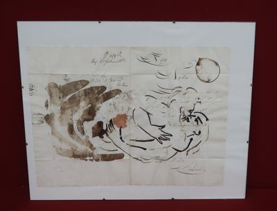 a picture of a drawing on a piece of paper