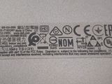 a label on the back of a laptop computer