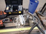 many tools that are sitting on a pallet