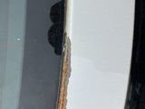 a cat that is sitting in the window of a car