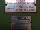 a picture of a sign on a machine in a factory