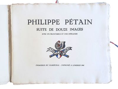 un livre sur lequel figure l'image d'un sceau militaire