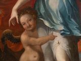 an image of a painting of a woman holding a child