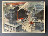 a picture of a painting on the wall of a building
