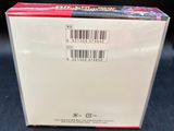 a close up of a box with a barcode on it