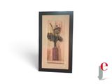 a picture of a picture of a vase with flowers in it