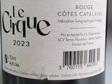 a bottle of wine with a barcode on the label