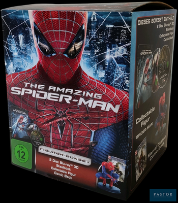 the amazing spider - man blu - ray box set includes the amazing spider - man, the amazing spider - man, the amazing spider - man, the amazing spider
