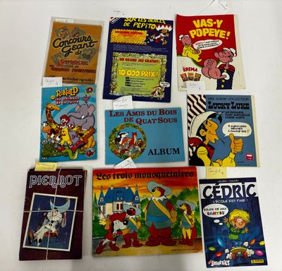 a lot of books that are on the table