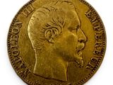 an image of a gold coin with a man ' s face on it