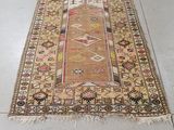 a rug on the floor on the concrete floor