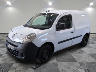 a picture of a white van on a checkered floor