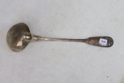 a spoon that is sitting on a table