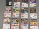 a lot of different games on the table together