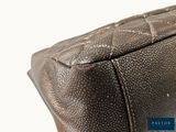 an image of a close up of a brown bag