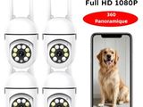 caméra intelligente Full HD 108p panoramique