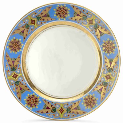 Assiette EN Porcelaine Russe DU Service Gothique