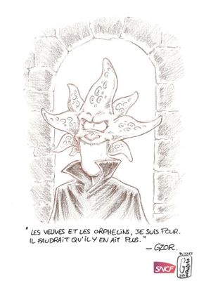 Guillaume Albin - "Les veuves et les orphelins..." - Dessin …