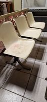 Banquette de salle d'attente trois places en fonte d'aluminu…