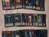 the cards are lined up and ready to be played in the game