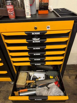 Servante d'outillage IRON SIDE 7 tiroirs, avec outillage