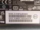 a label on the back of a car ' s engine