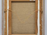 an old picture frame with a heart in it on a white background