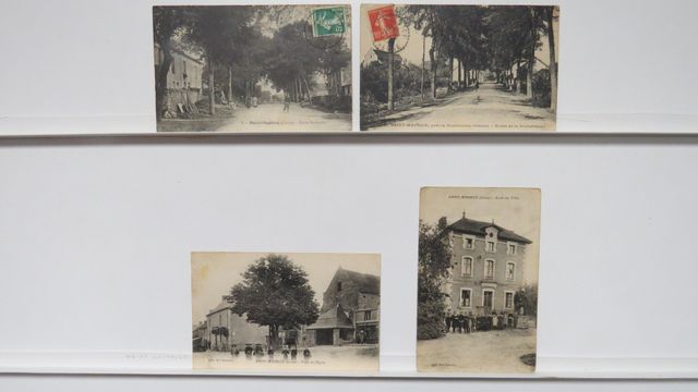 St-Maurice-la-Souterraine : Lot de 4cpa avec petits défauts.
