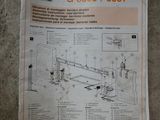a piece of paper on the floor with instructions on it