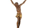 une image représentant une statue de Jésus sur la croix, les bras levés