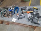 a table with a lot of tools on it