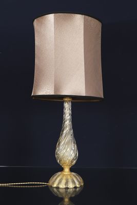 Archimede Seguso (1909-1999), Murano Pied de lampe En verre …
