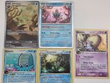 beaucoup de cartes sur la table