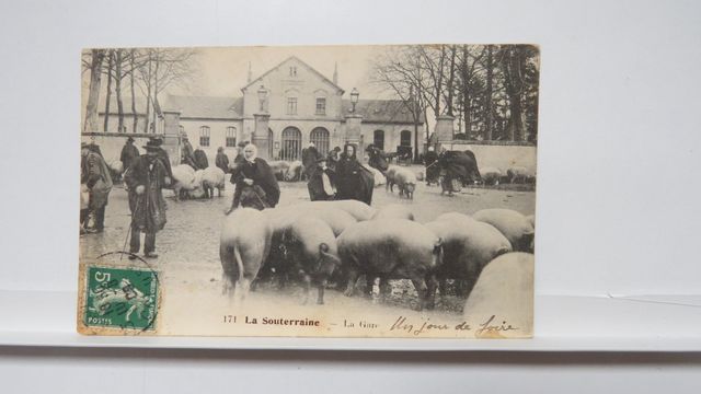 La Souterraine : La Gare (AAA 171). TBE. Carte rare !!!