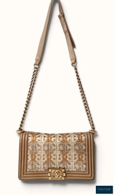 chanel beige quilted leather shoulder bag with gold hardware