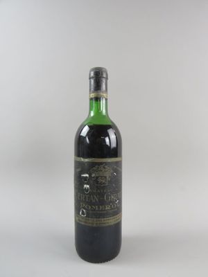 1 bouteille Château Certan-Giraud Pomerol 1981.