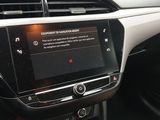 the dashboard of a car with a display showing information on the screen