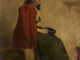 une image d'un tableau représentant une femme assise sur une chaise