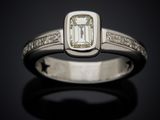 an image of a diamond ring with diamonds on it
