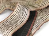 a close up of a piece of cloth with a pattern on it