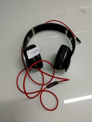 a pair of headphones that are on a table