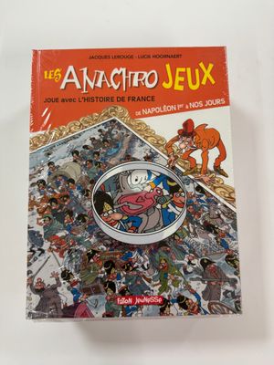 la couverture de la première édition de la bande dessinée « Les aventures d'Anactro Jeux »