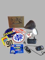 Lot automobilia : Plaques publicitaires reproductions de différentes m