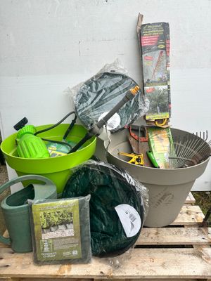 Lot de matériel de jardin : - pulvérisateur