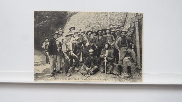 Le Châtelet : Mines d’or. Un poste de Mineurs. État superbe. Cart...