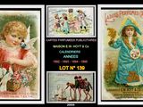 quatre cartes postales anciennes pour enfants datant du début du XXe siècle