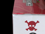 a box of wine with a skull and crossbone on it