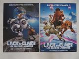 deux affiches de cinéma représentant Ice et Glaf, et Ice et Glaf