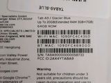 a close up of the back of a cell phone with a barcode on it