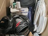 a box with a bunch of items inside of it